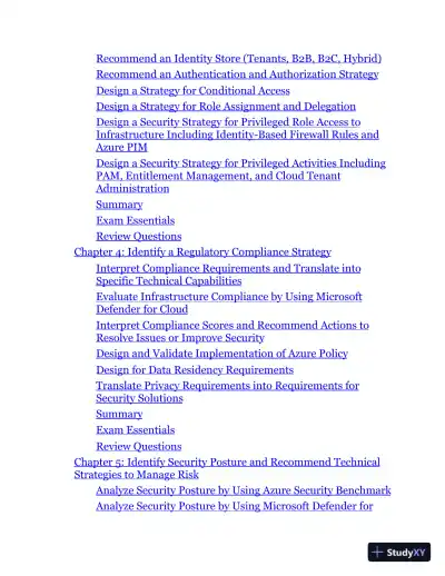 MCE Microsoft Certified Expert Cybersecurity Architect Study Guide: Exam SC-100 (2023) - Page 5 preview image