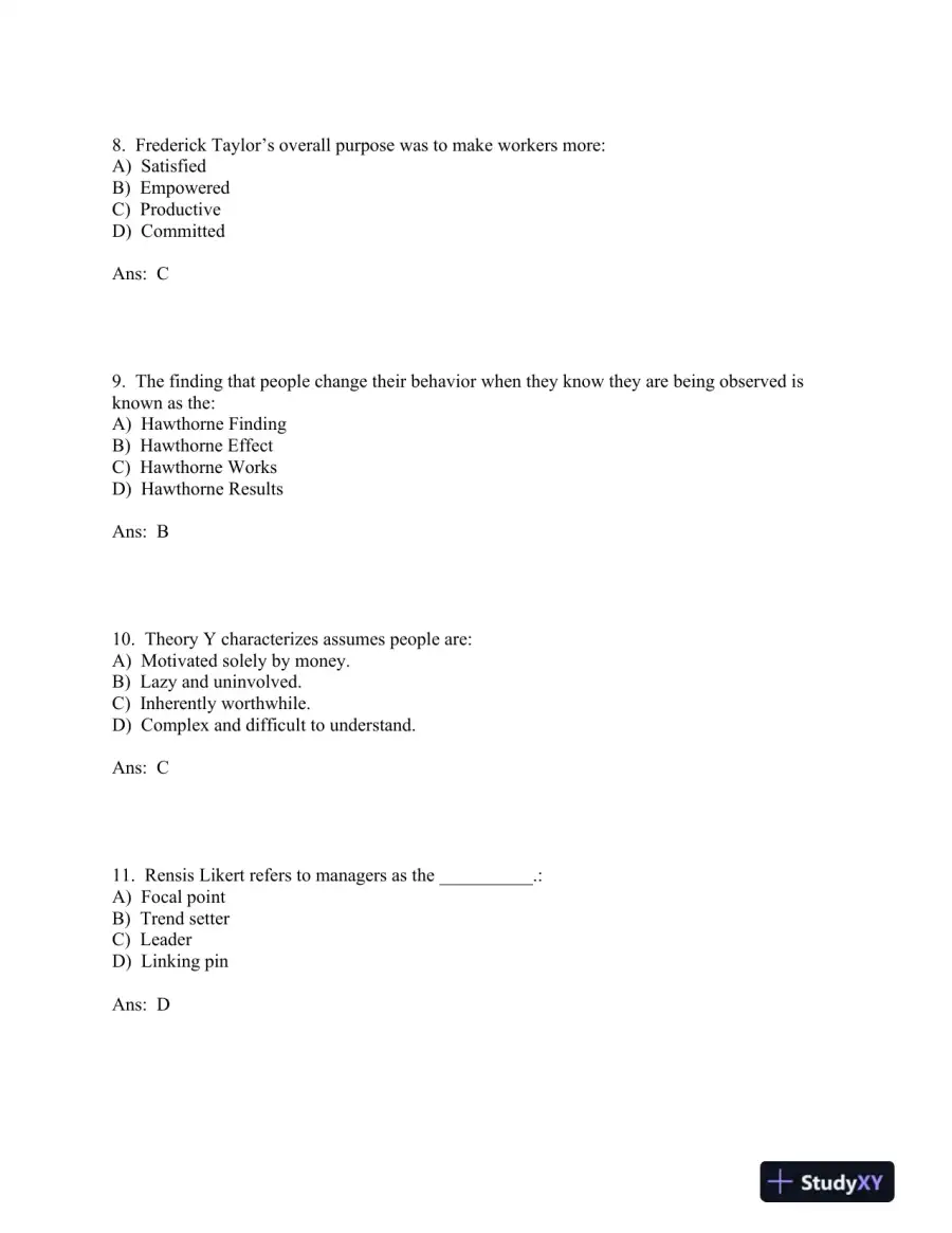 Managing Human Behavior in Public and Nonprofit Organizations Fourth Edition Test Bank, page 4