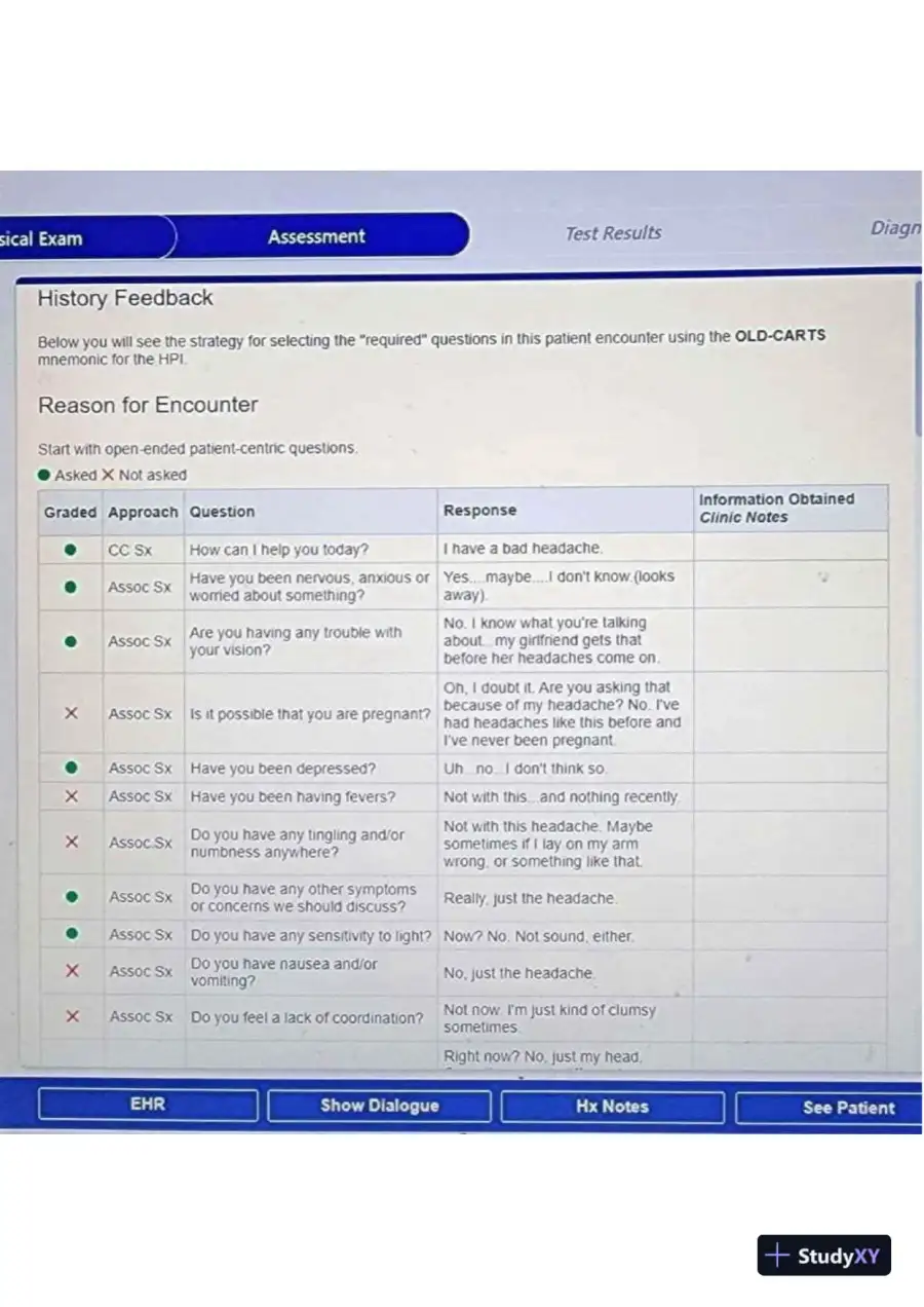 2023 IHUMAN Physical Assessment Case Study Real Exam With Answers (55 Solved Questions), page 4