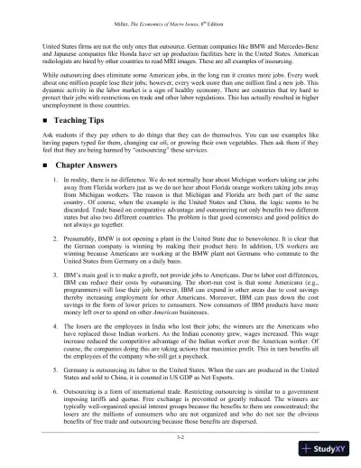 Solution Manual for Economics of Macro Issues, 8th Edition - Page 11 preview image