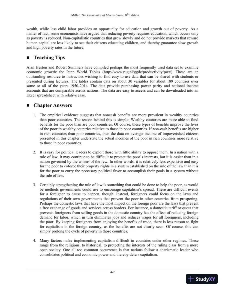 Solution Manual for Economics of Macro Issues, 8th Edition, page 13
