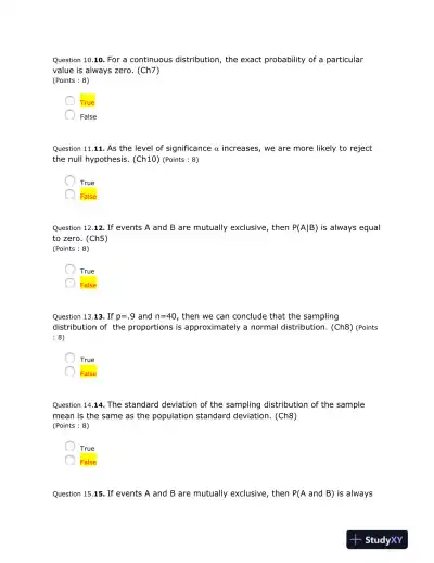 Statistics and Probability: Comprehensive Assignment on Hypothesis Testing, Confidence Intervals, and Distribution Analysis - Page 4 preview image