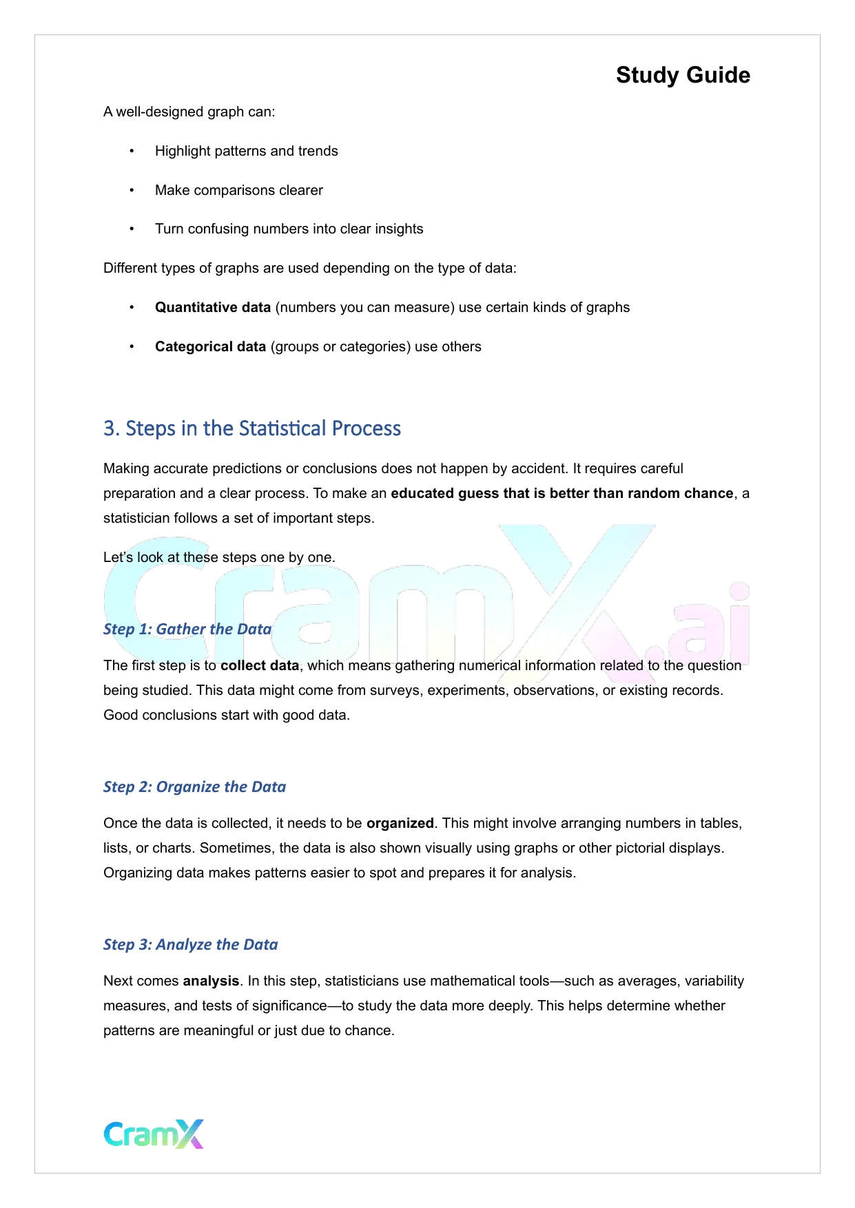Statistics - Introduction to Statistics - Page 3 preview image