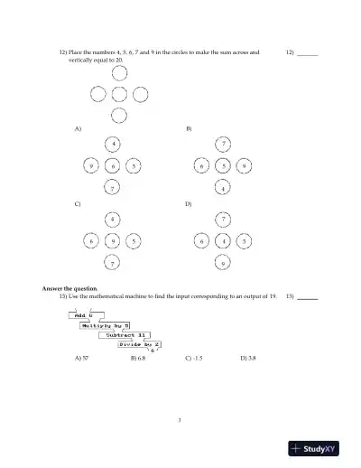 Test Bank for Differential Equations and Boundary Value Problems: Computing and Modeling, 5th Edition - Page 11 preview image