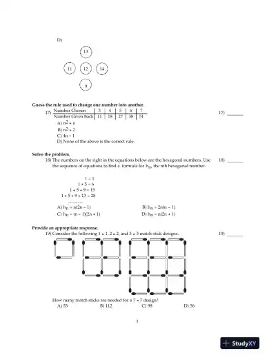 Test Bank for Differential Equations and Boundary Value Problems: Computing and Modeling, 5th Edition - Page 6 preview image