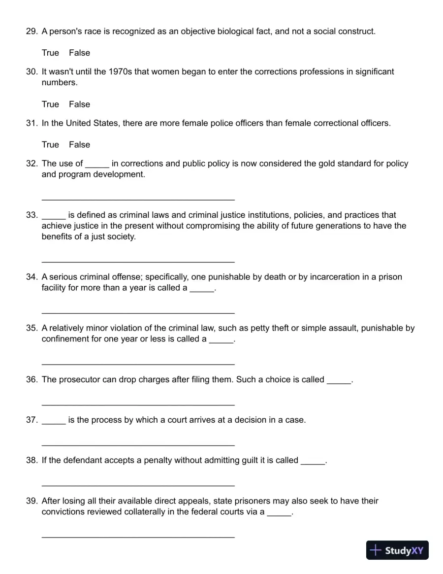Corrections in the 21st Century 7th Edition Test Bank, page 7