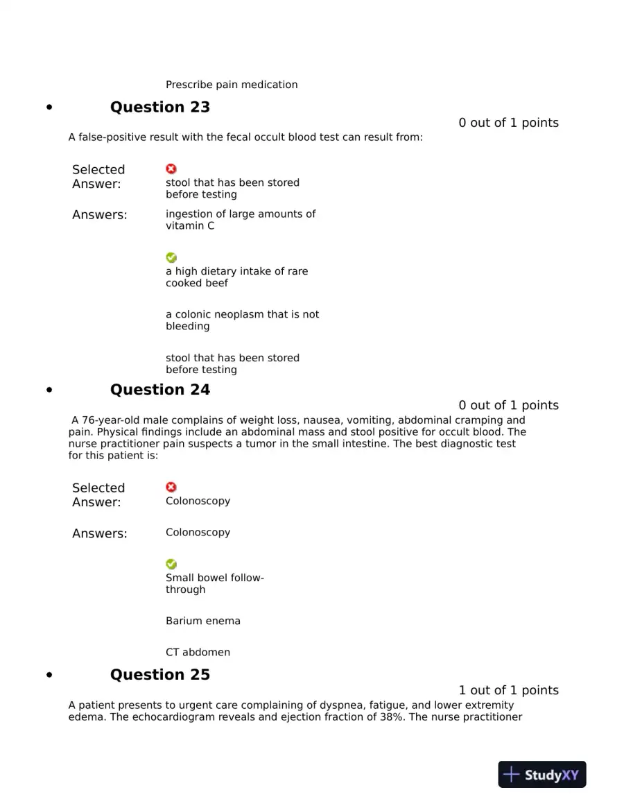 NURS 6531 Pharmacology Midterm Exam With Answers (101 Solved Questions), page 12
