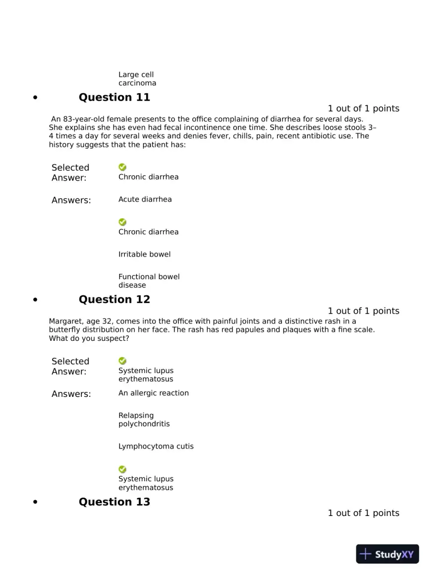 NURS 6531 Pharmacology Midterm Exam With Answers (101 Solved Questions), page 7