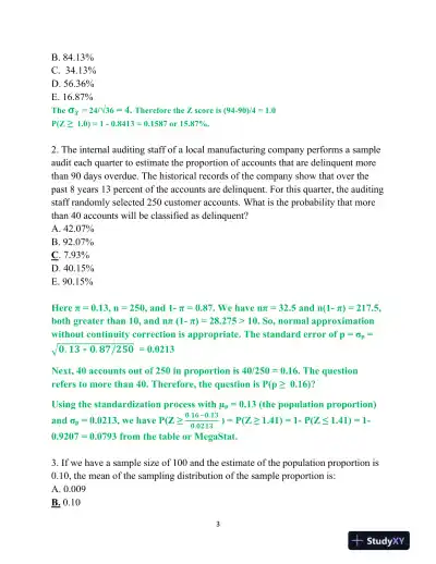 Statistical Methods and Confidence Interval Analysis: Assignments on Sampling, Estimation, and Hypothesis Testing - Page 4 preview image