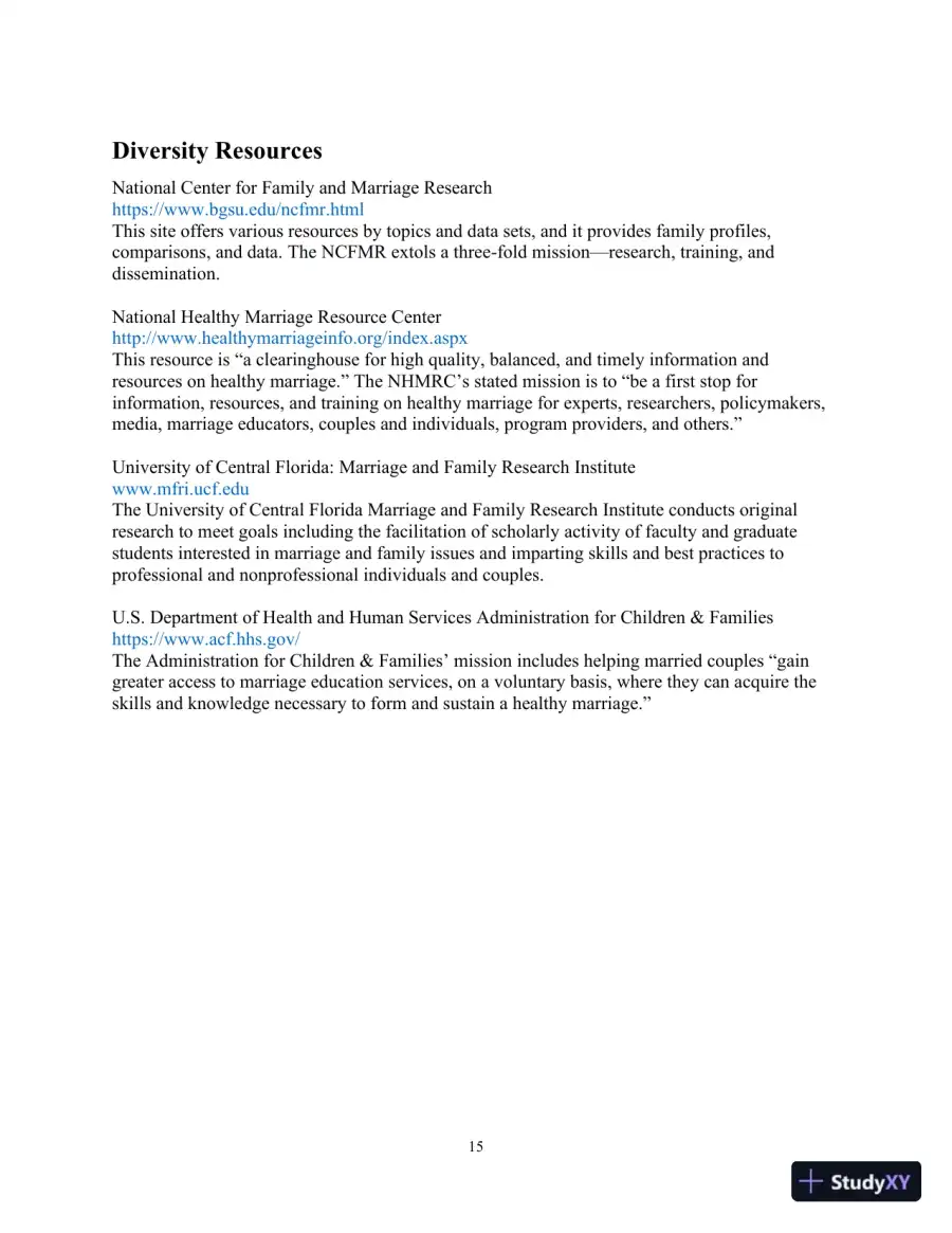 Class Notes for Marriages, Families, and Intimate Relationships, 4th Edition, page 18
