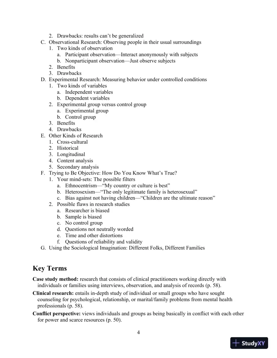 Class Notes for Marriages, Families, and Intimate Relationships, 4th Edition, page 22