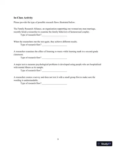 Class Notes for Marriages, Families, and Intimate Relationships, 4th Edition - Page 27 preview image