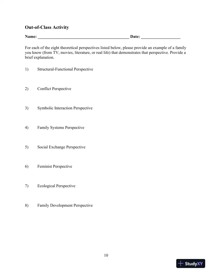 Class Notes for Marriages, Families, and Intimate Relationships, 4th Edition, page 28