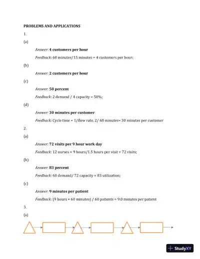 Operations Management, (Mcgraw-hill Education Operations and Decision Sciences) 1st Edition Solution Manual - Page 14 preview image