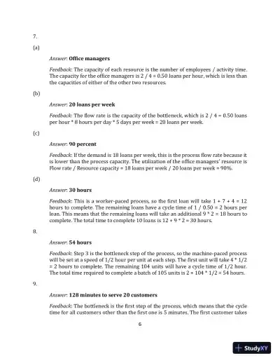 Operations Management, (Mcgraw-hill Education Operations and Decision Sciences) 1st Edition Solution Manual - Page 18 preview image
