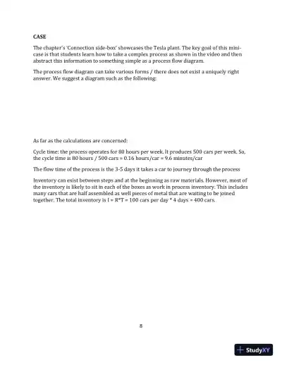 Operations Management, (Mcgraw-hill Education Operations and Decision Sciences) 1st Edition Solution Manual - Page 20 preview image