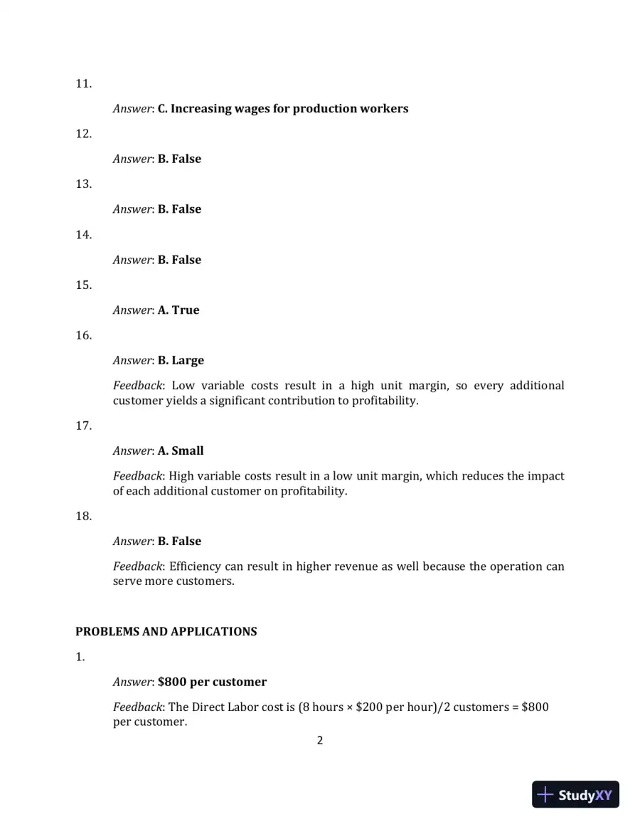 Operations Management, (Mcgraw-hill Education Operations and Decision Sciences) 1st Edition Solution Manual, page 22