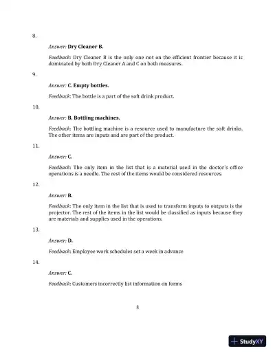 Operations Management, (Mcgraw-hill Education Operations and Decision Sciences) 1st Edition Solution Manual - Page 4 preview image