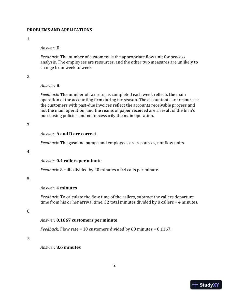 Operations Management, (Mcgraw-hill Education Operations and Decision Sciences) 1st Edition Solution Manual, page 7