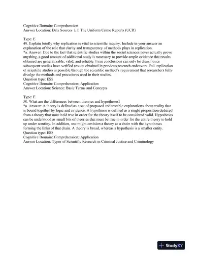 Statistics for Criminology and Criminal Justice Second Edition Test Bank - Page 12 preview image