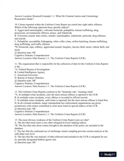 Statistics for Criminology and Criminal Justice Second Edition Test Bank - Page 4 preview image