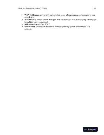 Network+ Guide To Networks, 6th Edition Class Notes - Page 14 preview image