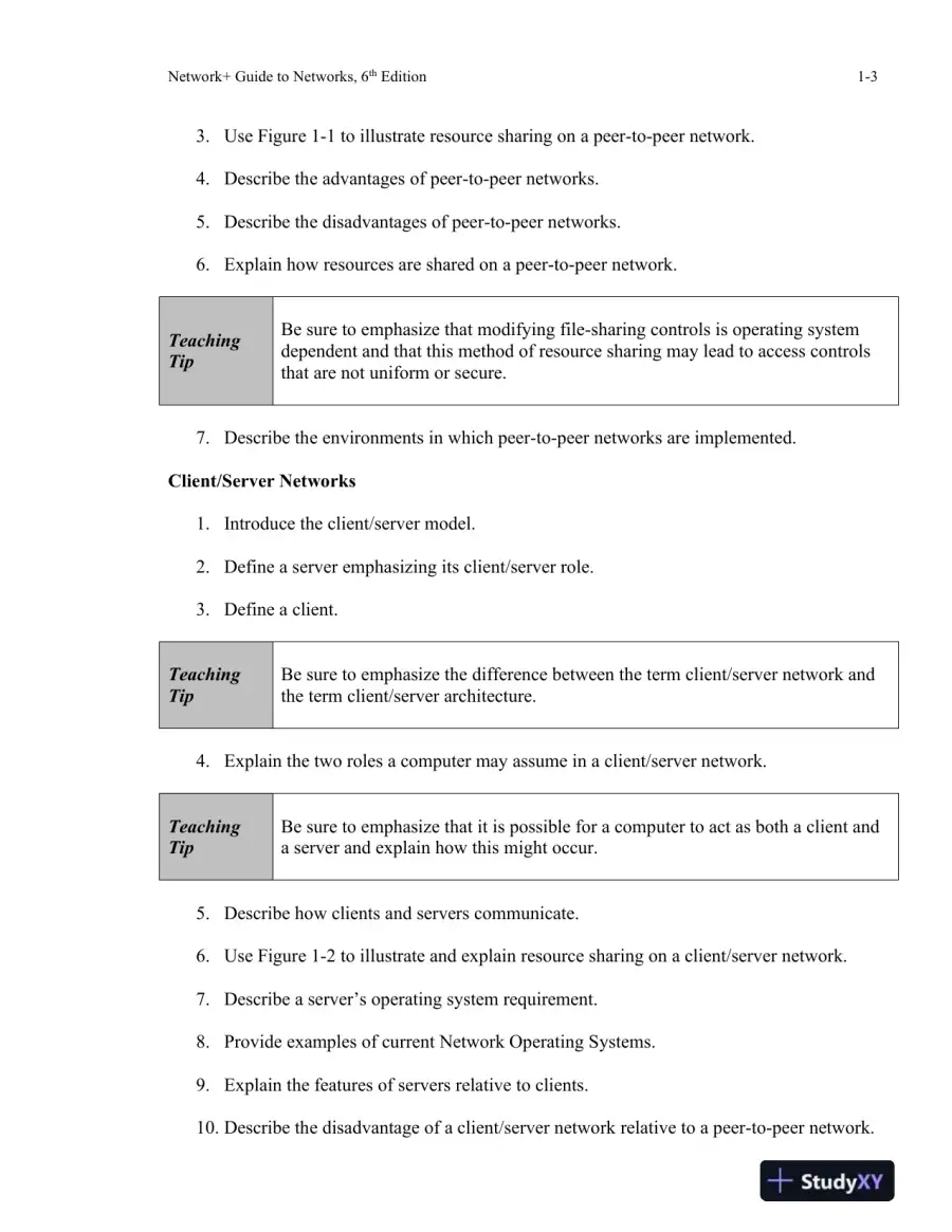 Network+ Guide To Networks, 6th Edition Class Notes, page 4