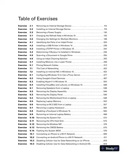 CompTIA A+ Complete Deluxe Study Guide with Online Labs: Core 1 Exam 220-1101 and Core 2 Exam 220-1102 (2022) - Page 28 preview image