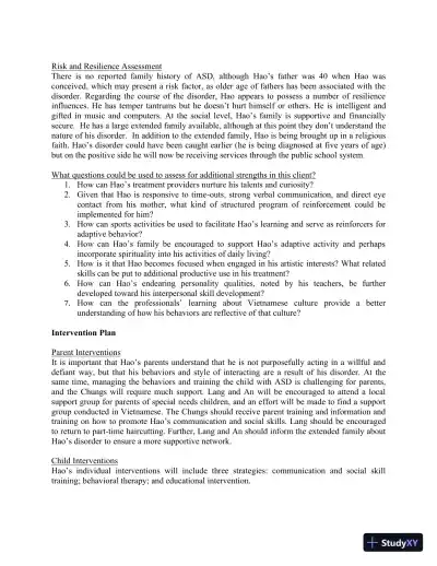 Solution Manual for Mental Health in Social Work: A Casebook on Diagnosis and Strengths Based Assessment, 3rd Edition - Page 10 preview image