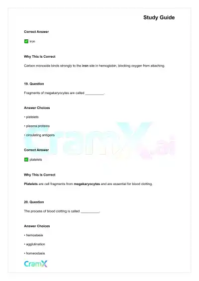 Anatomy and Physiology - The Cardiovascular System - Page 10 preview image