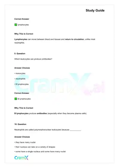 Anatomy and Physiology - The Cardiovascular System - Page 5 preview image
