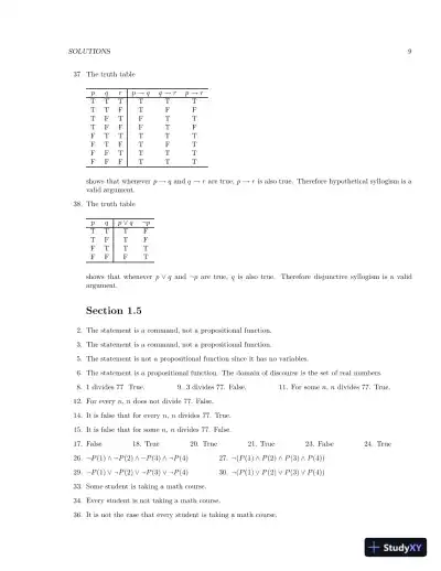 Solution Manual for Discrete Mathematics, 8th Edition - Page 12 preview image