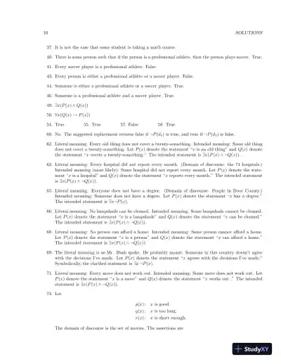 Solution Manual for Discrete Mathematics, 8th Edition - Page 13 preview image