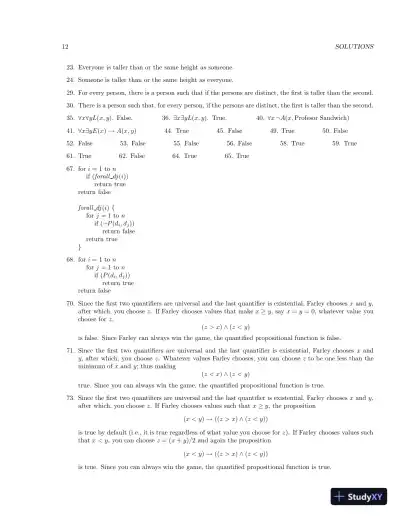 Solution Manual for Discrete Mathematics, 8th Edition - Page 15 preview image