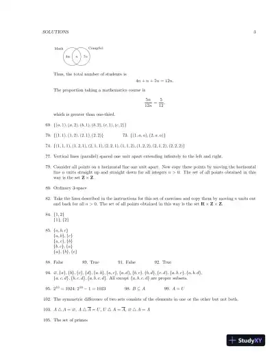 Solution Manual for Discrete Mathematics, 8th Edition - Page 6 preview image