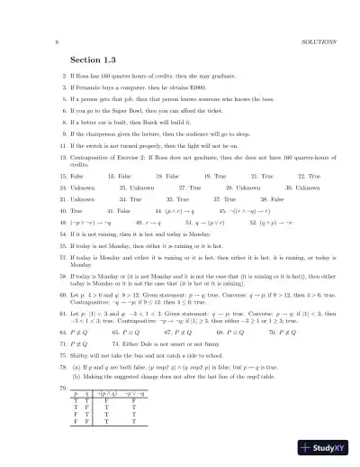 Solution Manual for Discrete Mathematics, 8th Edition - Page 9 preview image