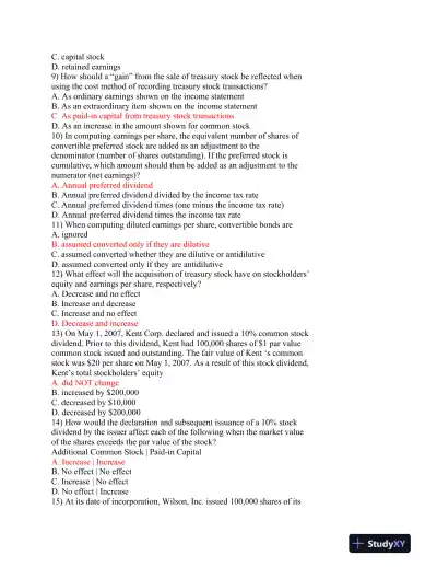 ACC 423 Final Exam - Page 3 preview image