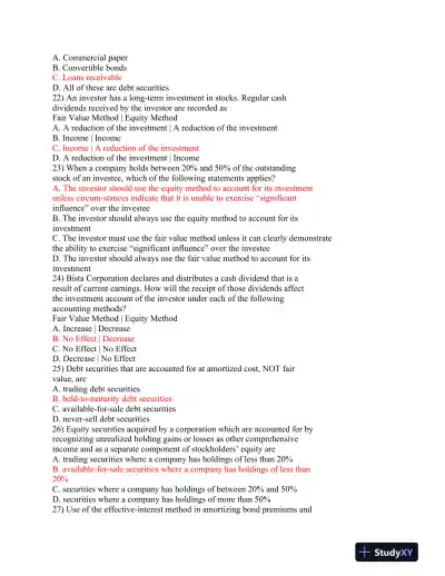 ACC 423 Final Exam - Page 5 preview image