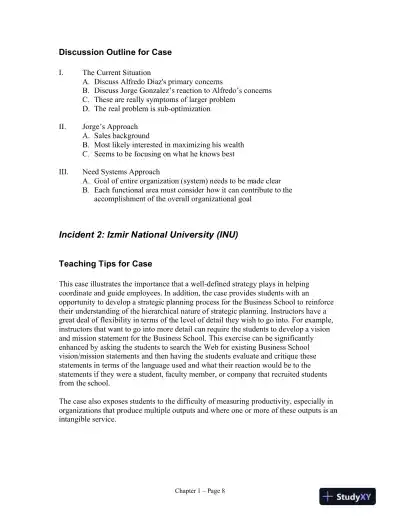 Operations Management for MBAs, 5th Edition Solution Manual - Page 9 preview image