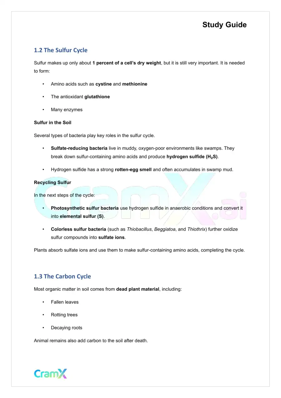 Microbiology - Soil Microbiology, page 2