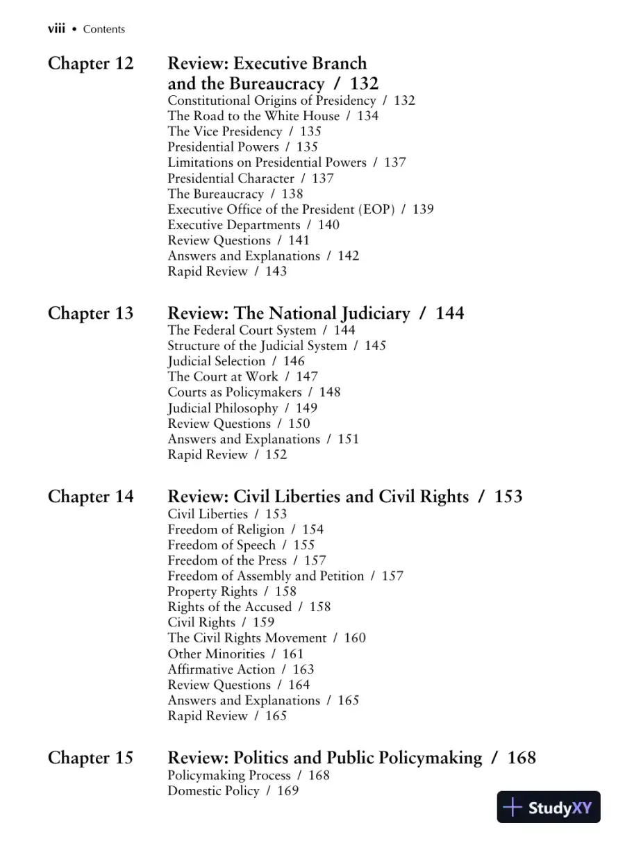 5 Steps to a 5 on the AP: U.S. Government and Politics (2003), page 11