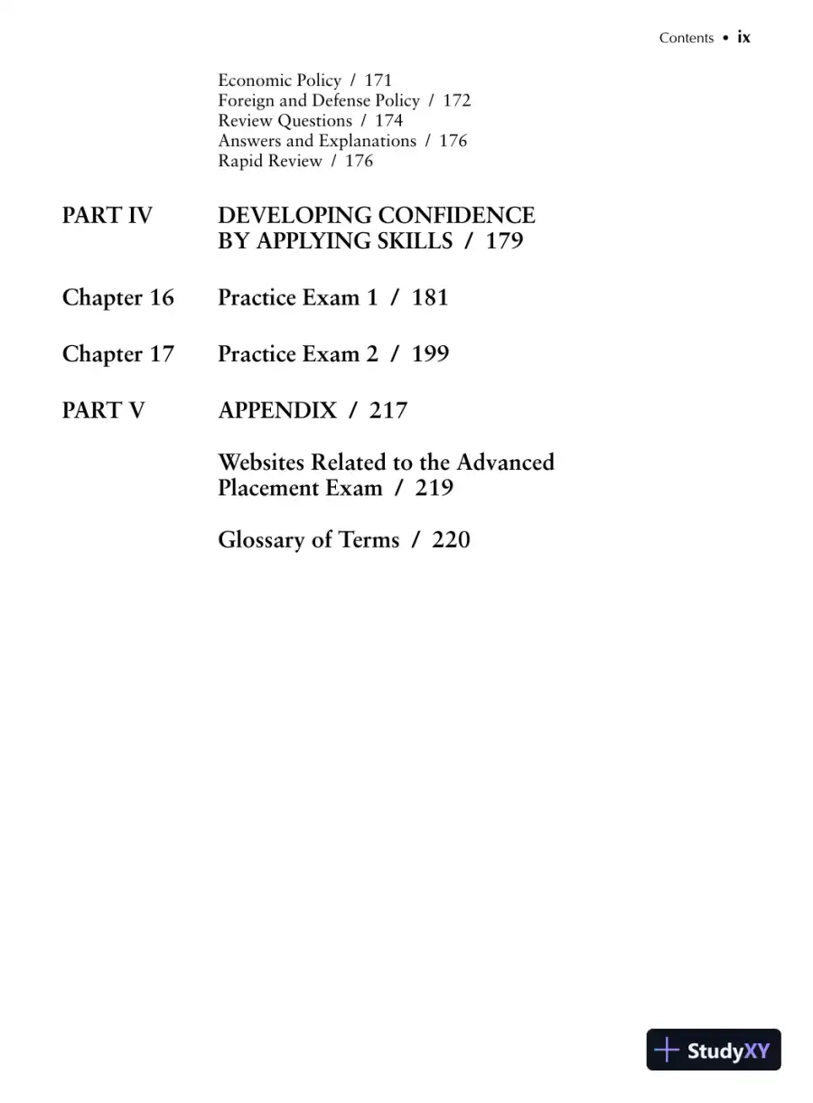 5 Steps to a 5 on the AP: U.S. Government and Politics (2003), page 12
