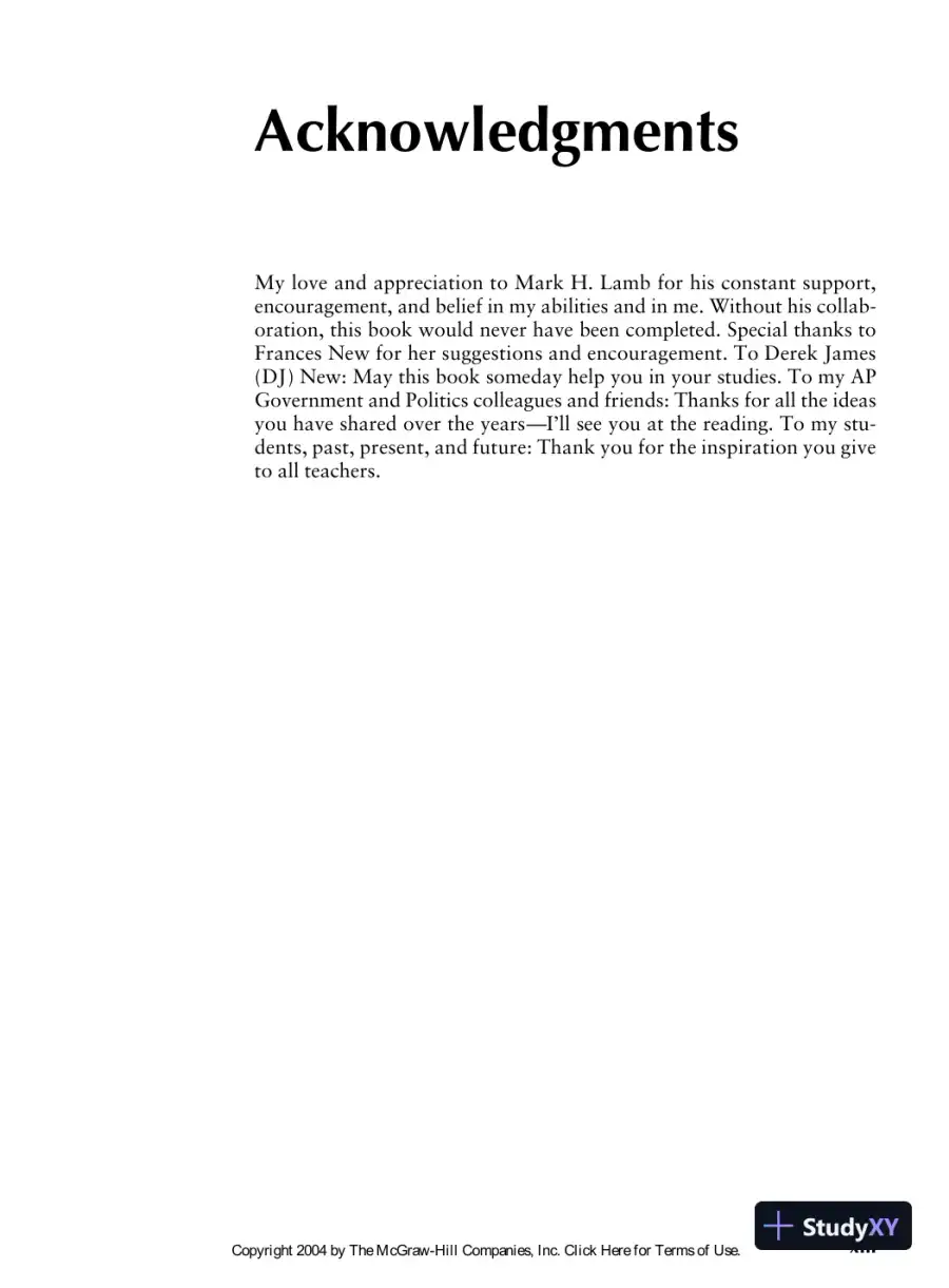 5 Steps to a 5 on the AP: U.S. Government and Politics (2003), page 16