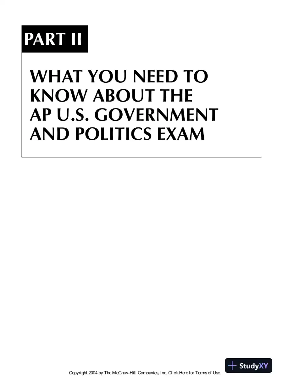 5 Steps to a 5 on the AP: U.S. Government and Politics (2003), page 30