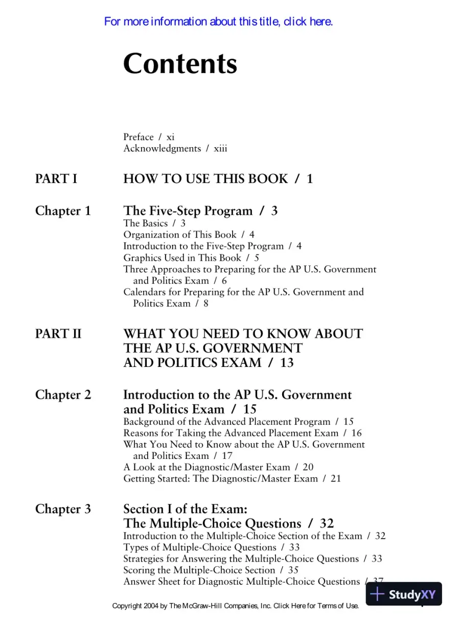 5 Steps to a 5 on the AP: U.S. Government and Politics (2003), page 8