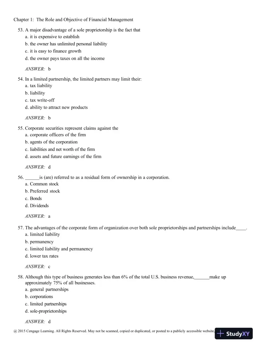 Test Bank For Contemporary Financial Management, 13th Edition, page 12