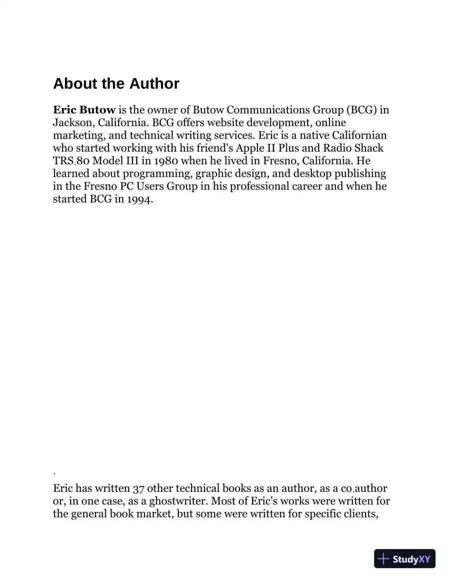 MCA Microsoft Office Specialist Study Guide: Excel Associate Exam MO-200 (2021), page 17