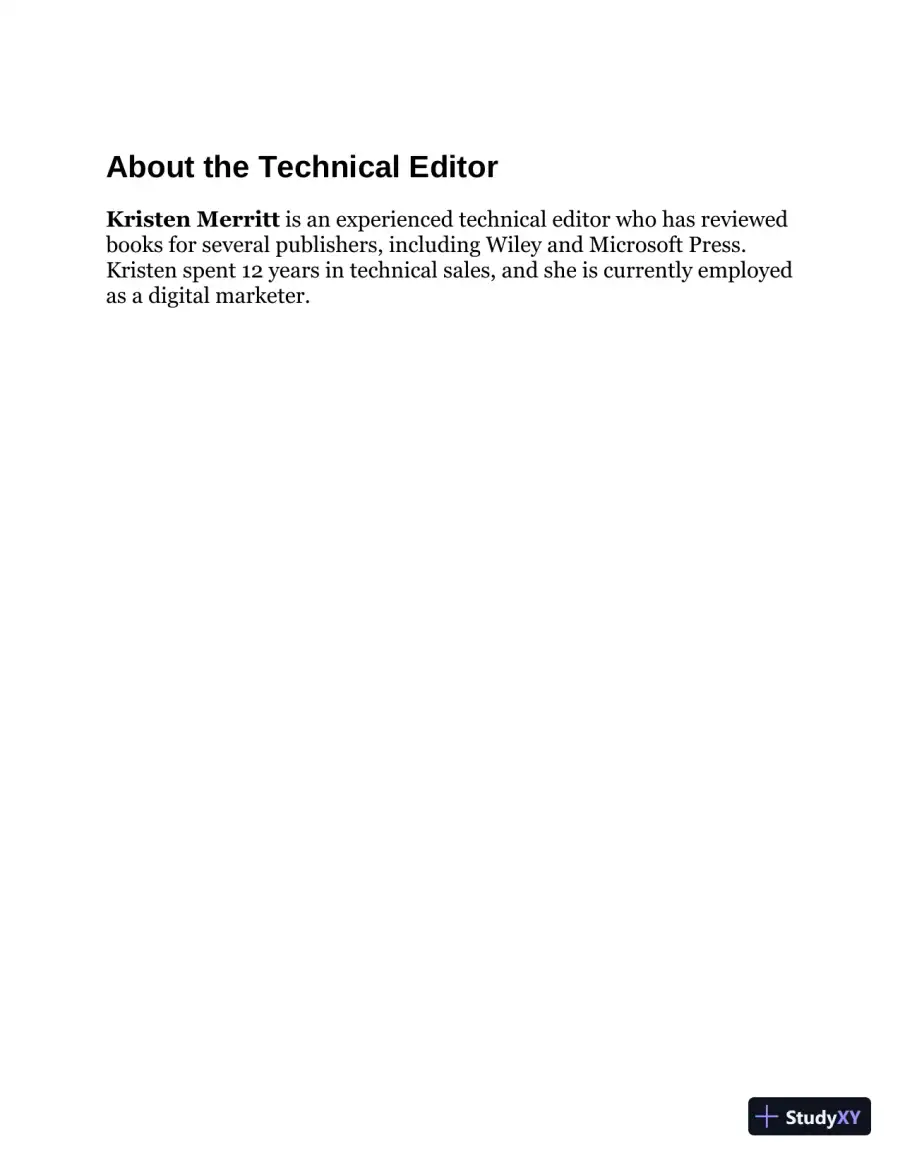 MCA Microsoft Office Specialist Study Guide: Excel Associate Exam MO-200 (2021), page 19