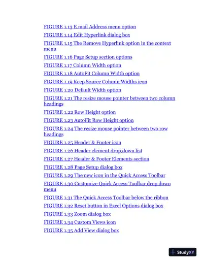 MCA Microsoft Office Specialist Study Guide: Excel Associate Exam MO-200 (2021) - Page 6 preview image