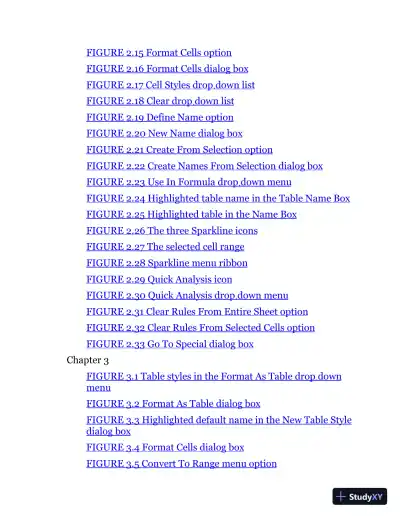 MCA Microsoft Office Specialist Study Guide: Excel Associate Exam MO-200 (2021) - Page 8 preview image